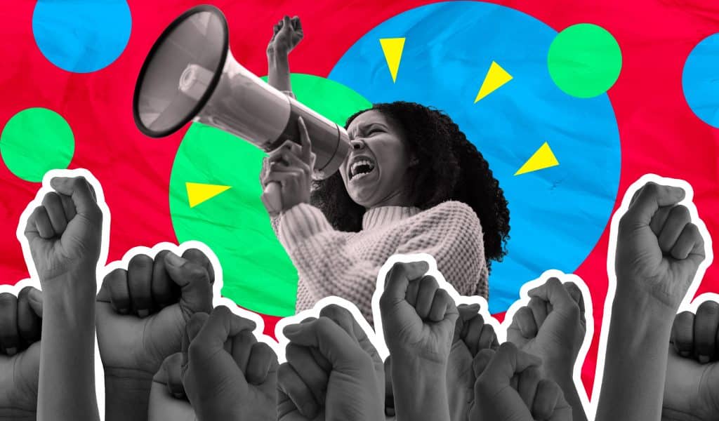 Demonstrations defending reproductive rights empower voices