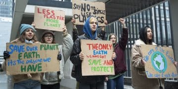 Climate advocacy protests