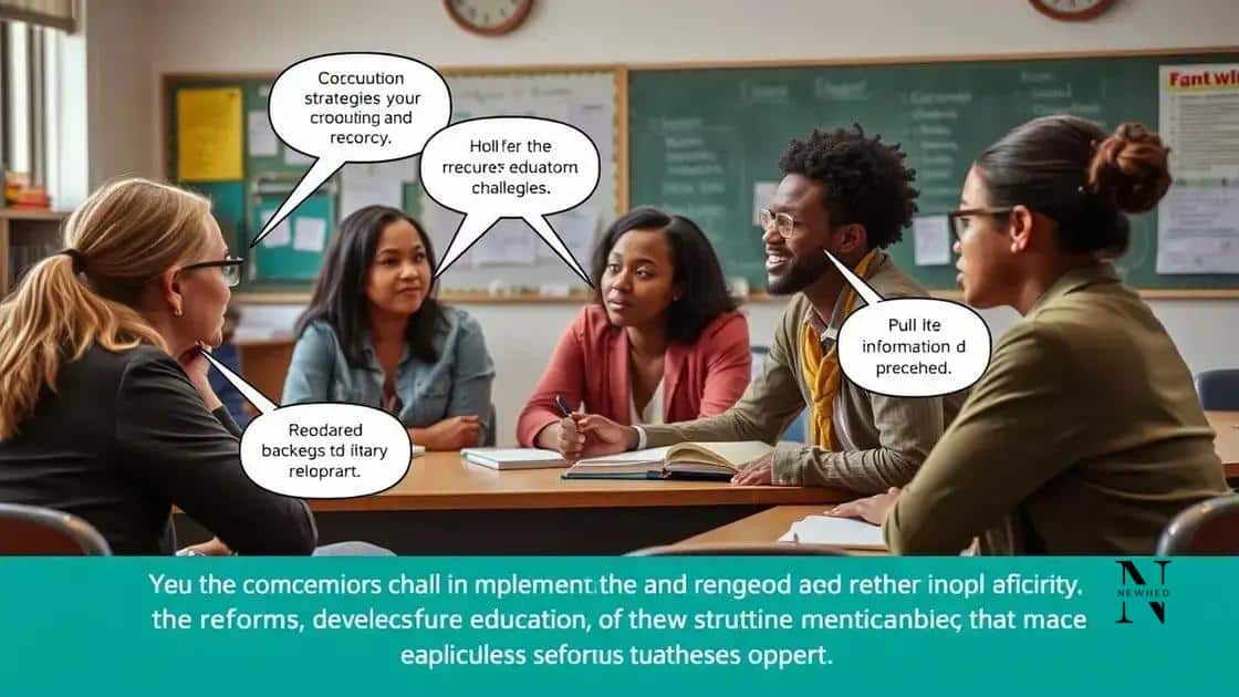 challenges in implementing reforms