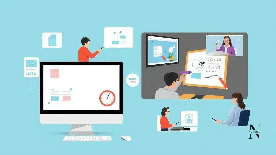Technological tools enhancing remote learning