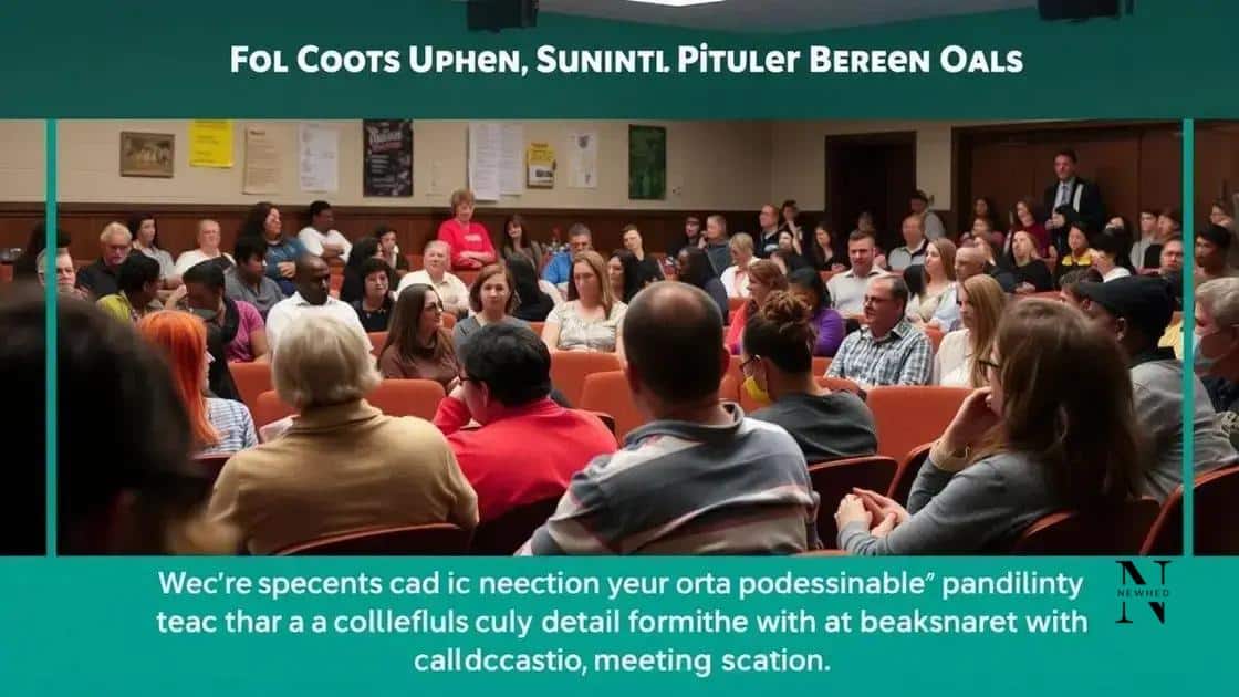 Community responses to education funding loss