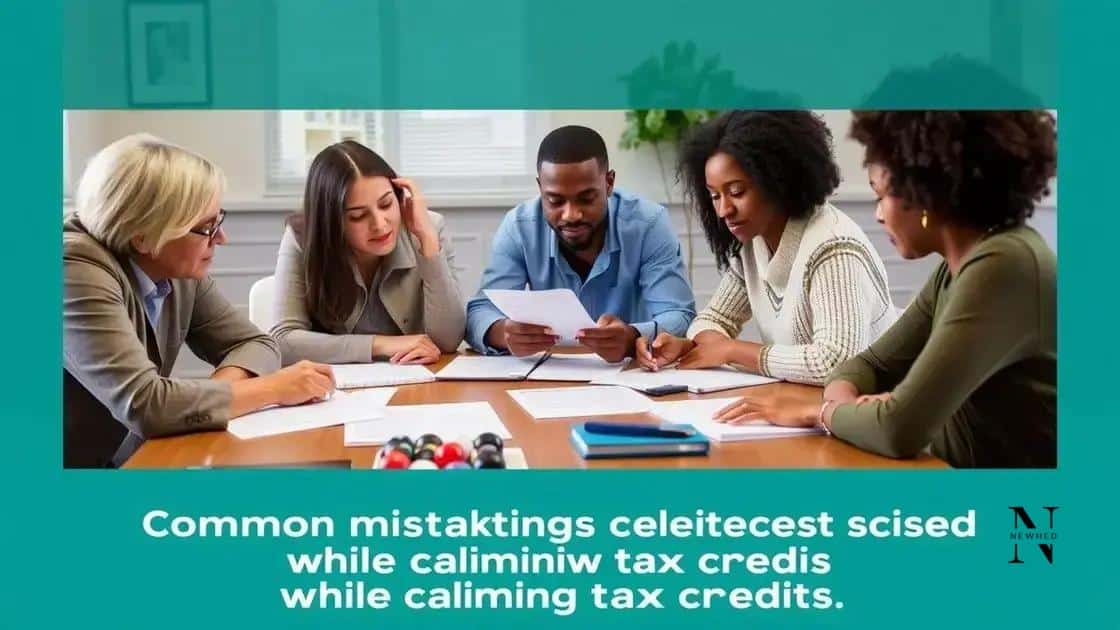 Common mistakes to avoid when claiming credits