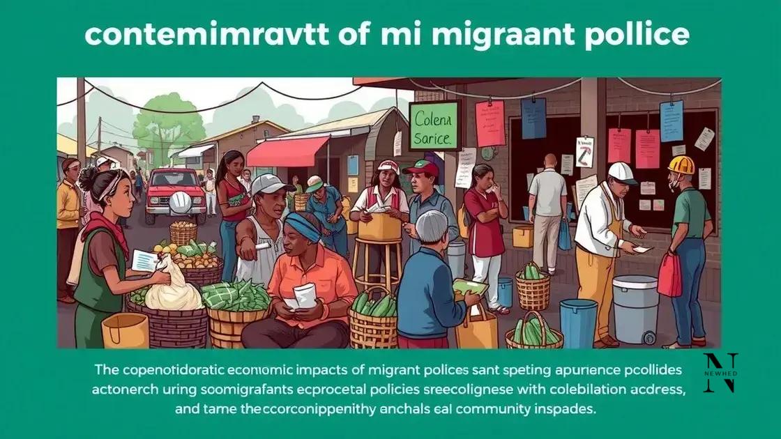 Impact of migrant policies on local economies