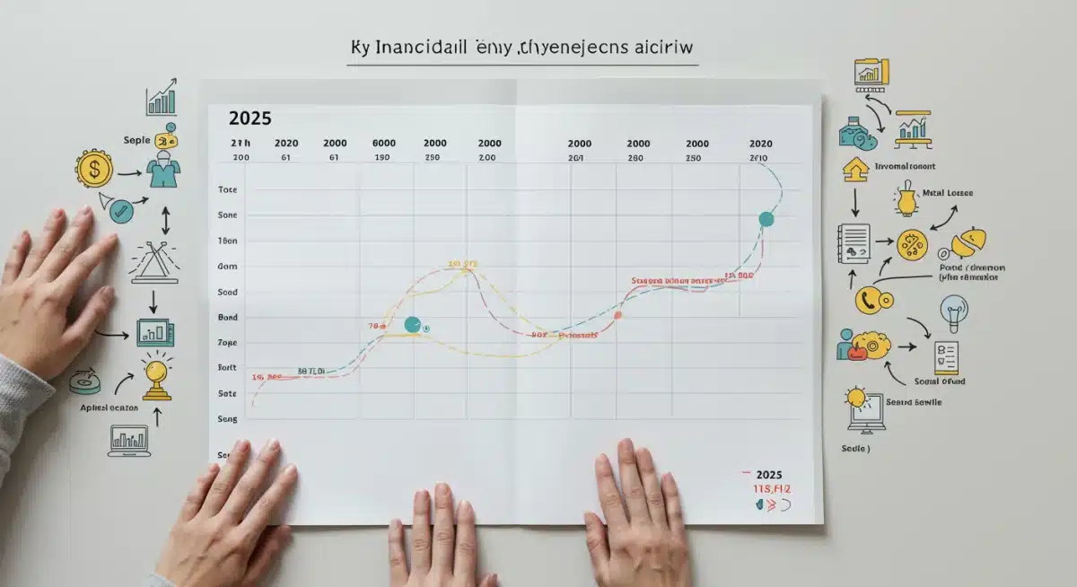 2025 tax planning calendar with investment icons and loss harvesting indicators