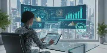 Futuristic financial dashboard showing 2026 US tax code changes and potential 10% savings.