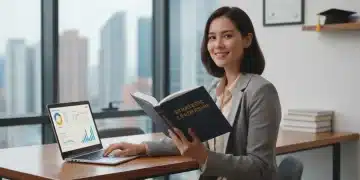 Education Assistance Programs 2026: Get $5,250 Tuition Reimbursement Professional woman studying, benefiting from employer tuition reimbursement