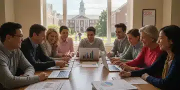 Families reviewing federal student aid documents with optimism for 2026