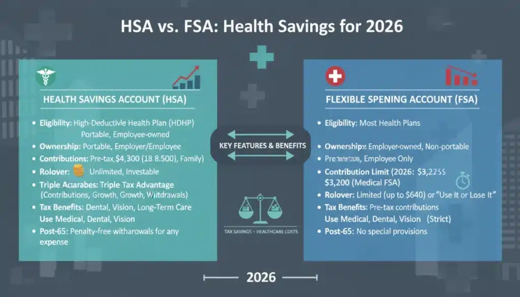 HSA vs. FSA 2026: Data-Backed Health Benefit Savings