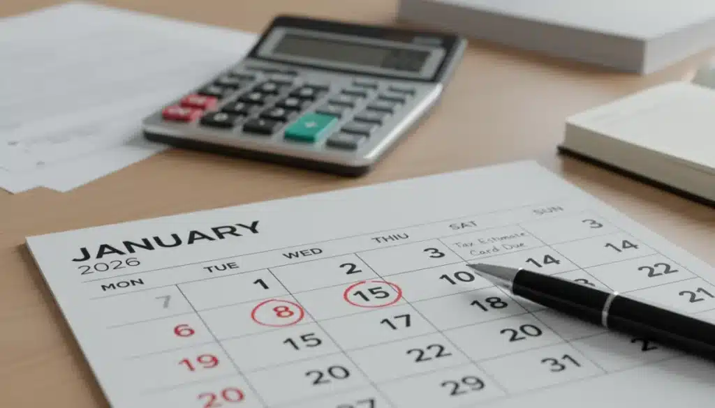 January 2026 Financial Checklist: 3 Crucial U.S. Tax Deadlines