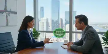 Optimize Tax-Loss Harvesting 2026: Cut Capital Gains by 20% Financial advisor explaining tax-loss harvesting strategy to client for 2026