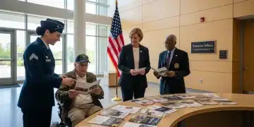 Veteran Benefits Update 2026: 4 Policy Shifts You Need to Know Veterans discussing benefits in a government office