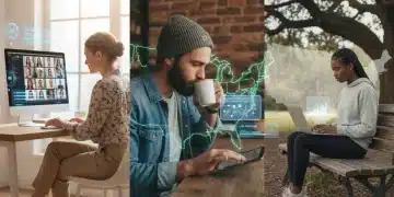 Comparing Top 5 US Online Degree Programs for Working Adults 2026 Working adults studying online with laptops and tablets